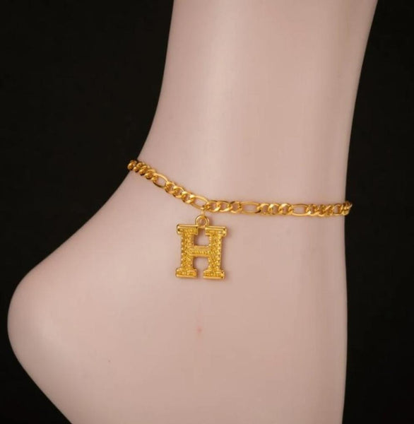 Letter Anklets