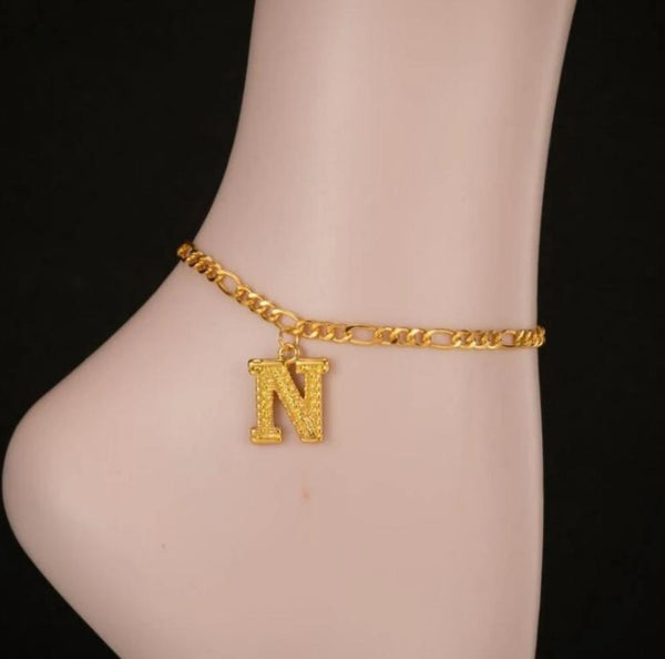 Letter Anklets